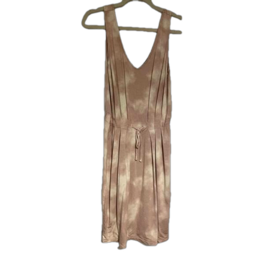 Express size medium dusty pink tye dye dress